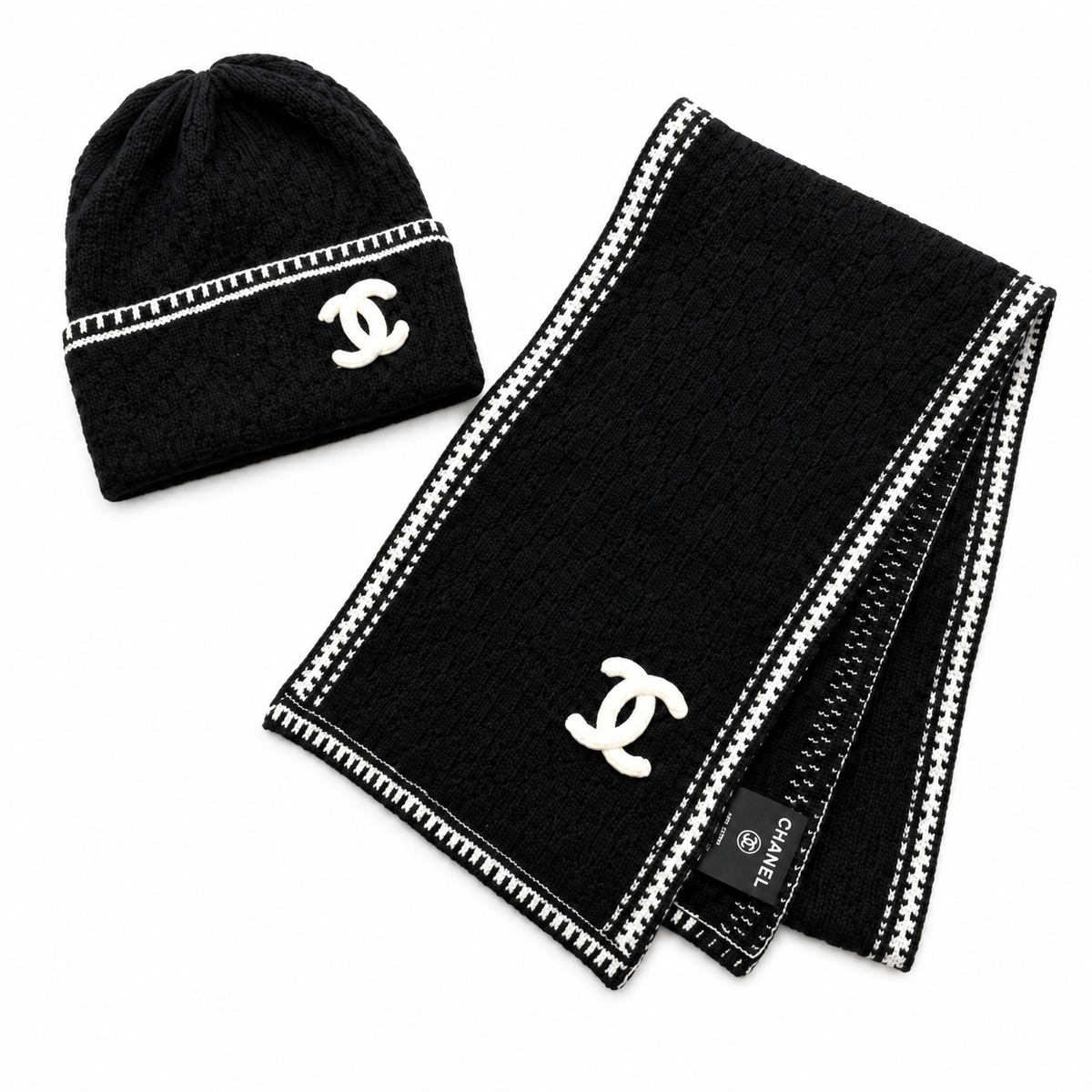 "CC" Knit Winter Set