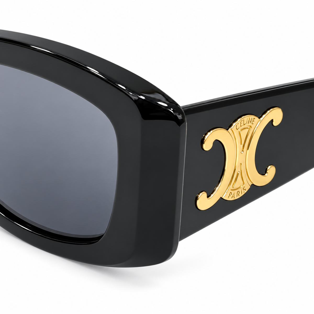 "CL" Gold Logo Sunglasses