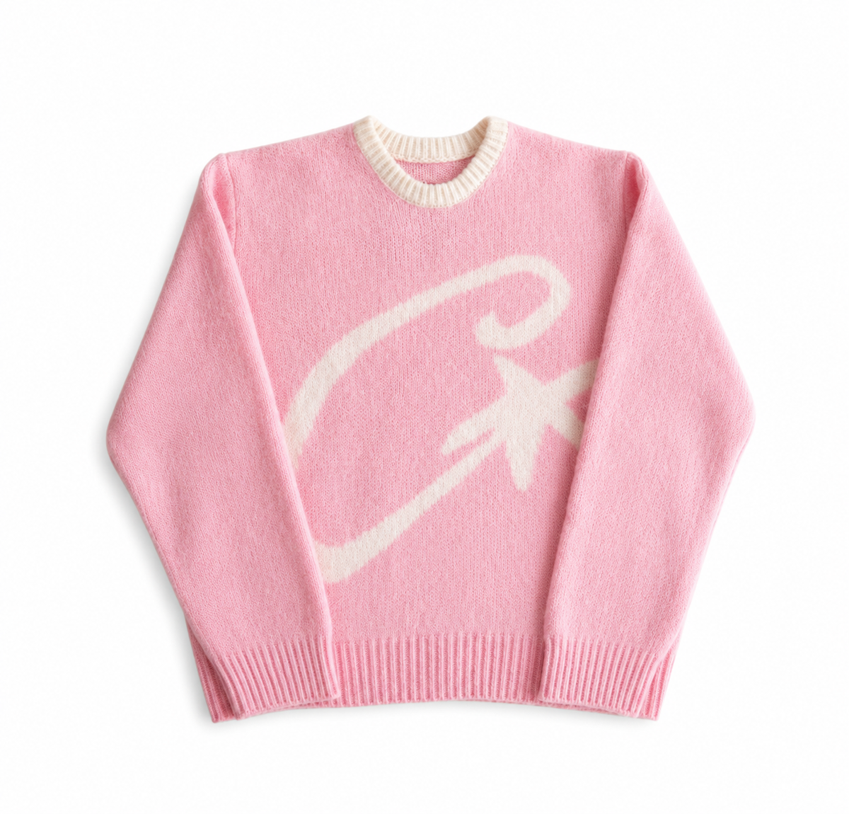 "Corteiz" C Star Mohair Pink