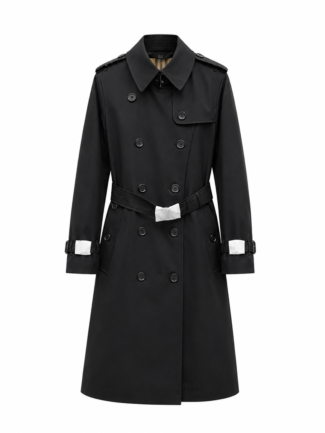 "BB" Classic Check Trench Coat