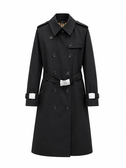 "BB" Classic Check Trench Coat