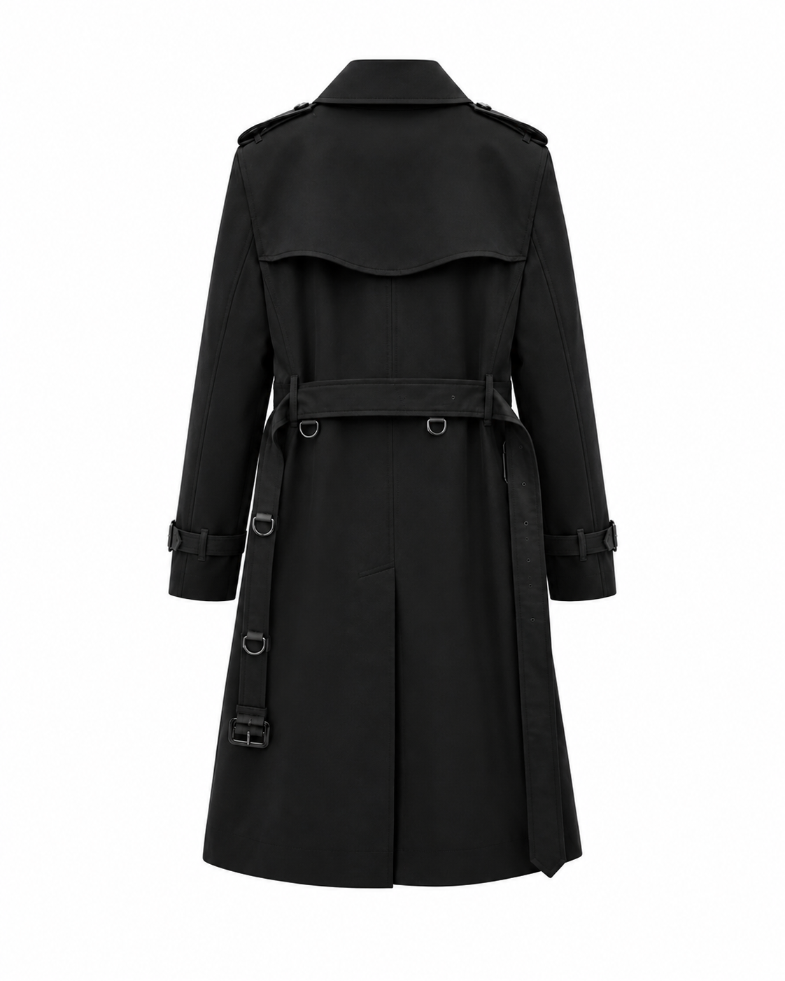 "BB" Classic Check Trench Coat