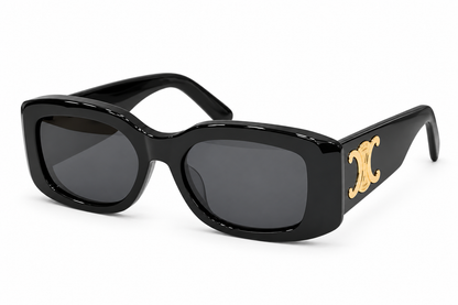 "CL" Gold Logo Sunglasses