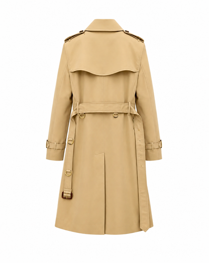 "BB" Classic Check Trench Coat