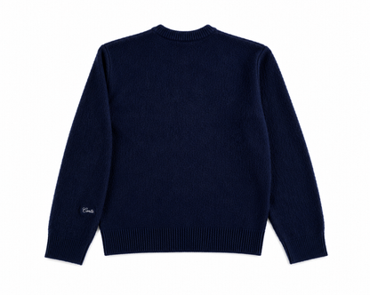 "Corteiz" C Star Mohair Dark Blue