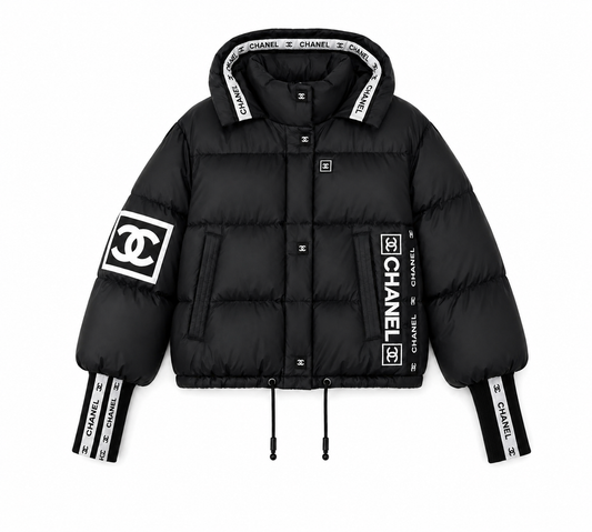 “CC“ Hooded Puffer Jacke
