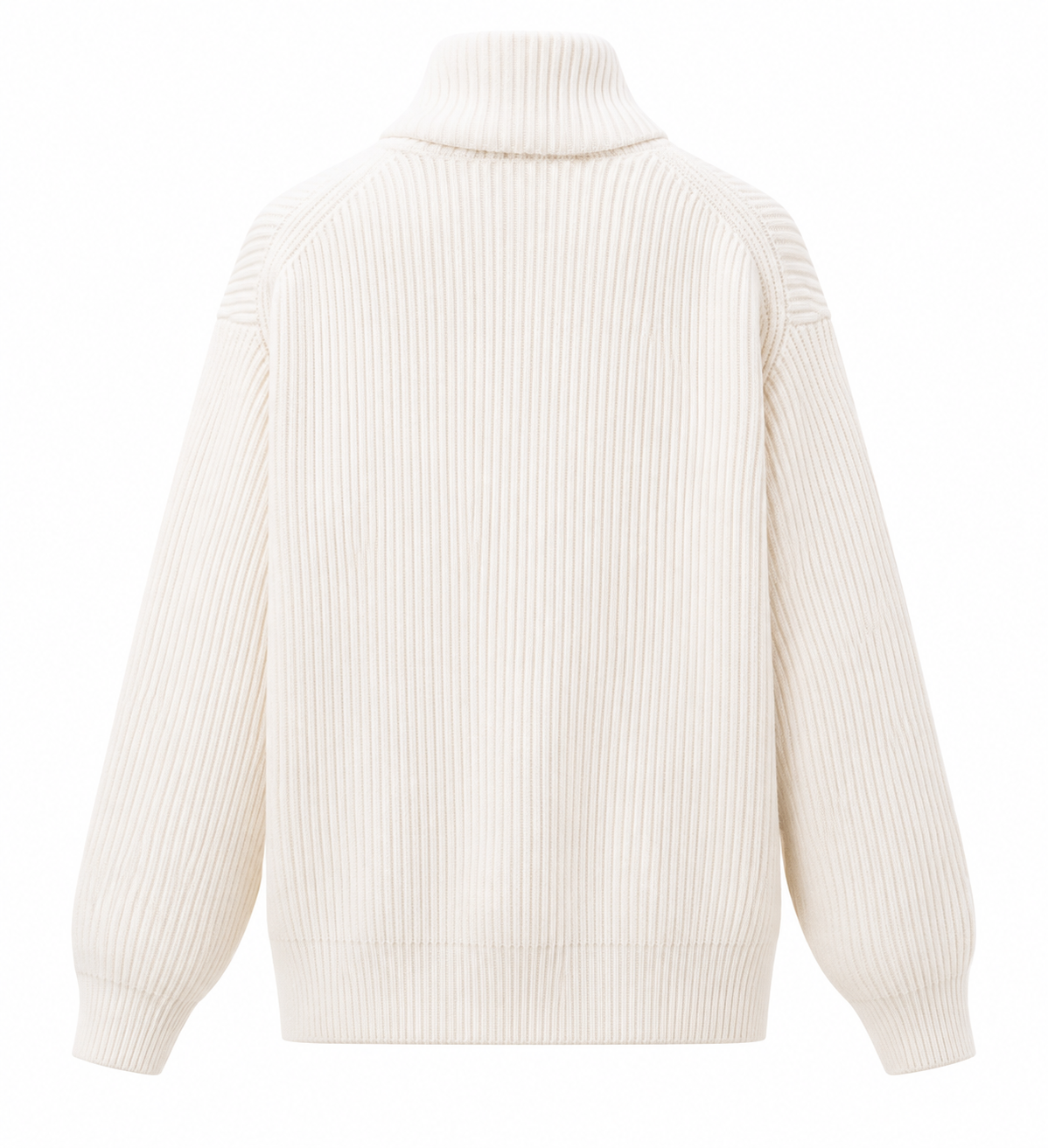 H-Style Ribbed Zip Cardigan